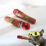 Pluszak dla psa - Zabawka Cygaro