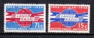 HOLENDERSKIE ANTYLE Mi 86-87 GLOBUS seria z 1958