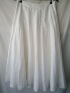 Spódnica biała, rokloszowana - 38/40