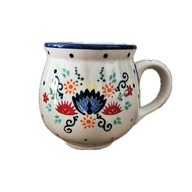 KUBEK CZESKI 300 ML CERAMIKA BOLESŁAWIEC GP24 UNIKAT