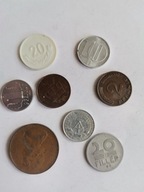 Zestaw 8 szt starych monet ( nr 38) Gramy dla WOŚP