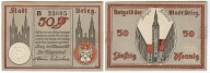 Banknot zastepczy BRIEG - BRZEG - 50 Pfennig - 1921