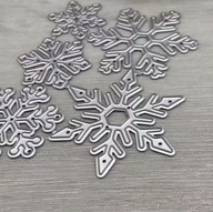 Wykrojnik do papieru scrapbookingu - śnieżynki święta / do kartek