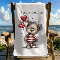 Ręcznik, Walentynki 55/75cm