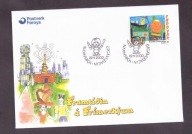 Wyspy Owcze - 2000 rok - FDC Koperta - znaczki nr 368