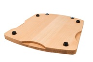 DREWNIANA PODSTAWKA DESKA POD THERMOMIX TM5 TM6 BUKOWA IMPREGNOWANA SOLIDNA