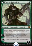 MTG Garruk Relentless / Garruk, the Veil-Cursed OTJ planeswalker Mythic