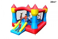 Dmuchany zamek ze zjeżdżalnią XXL Happy Hop plac zabaw dmuchaniec z daszkie