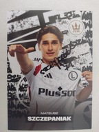 Karta Klubowa Legia autograf sezon 2024/25 Mateusz Szczepaniak