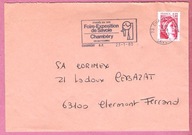 Francja 1980, st.Chambery, słoń, Targi w Sabaudii