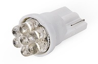 W5W ŻAROWKA LED POSTOJÓWKI BIAŁE NIEBIESKIE 7 LED
