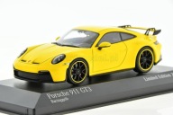 PORSCHE 911 (992) GT3 racing yellow 2020 1/43 MINICHAMPS 413069207