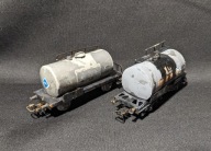 WAGON TOWAROWY CYSTERNA - ESSO - ARAL - H0 MARKLIN - 2 SZTUKI