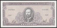 Chile 1 escudo 1964 - Arturo Prat - stan bankowy UNC -