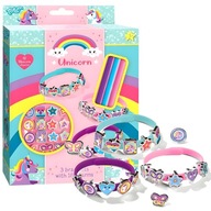Totum zestaw do robienia bransoletek jednorożec charms DIY