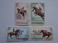Rumunia - sport -jeździectwo- Mi. 2276-79 kasowane