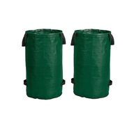 Worki na odpady ogrodowe 2 szt liście kosz torba PARKSIDE z uchwytami 125 l