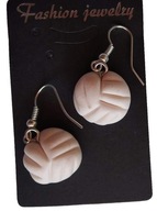 KOLCZYKI Z MODELINY PIŁKA DO SIATKÓWKI SIATKARSKA