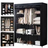 DUŻA SZAFA TEKSTYLNA XXL SKŁADANA GARDEROBA NA UBRANIA I BUTY RUHHY