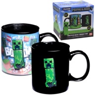 KUBEK TERMOAKTYWNY MINECRAFT CREEPER KUBEK ZMIENIAJĄCY KOLOR ZMIANA CIEPŁA