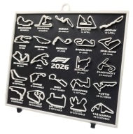 KALENDARZ F1 2026, MOTO-KALENDARZ 3D, Kalendarz dla fanów F1, TORY, WISZĄCY