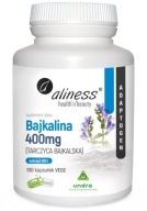 Aliness Bajkalina 400 mg 100 kapsułek VEGE Suplement diety
