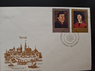 500 rocznica urodzin Mikołaja Kopernika, FDC ze znaczkami Fi 2086 i 2087
