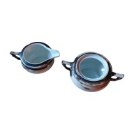 Cukiernica i mlecznik art deco KPM Krister, sygnatura 1925-45.