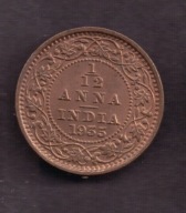 Indie Brytyjskie - 1/12 Anna 1935 rok