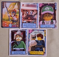 Karty LEGO Ninjago seria 8 i 9 + Chima (5 kart)