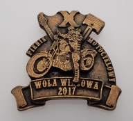 Znaczek, odznaka, blacha zlotowa, motocyklowa No.996