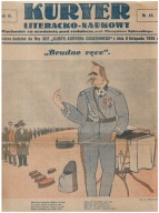 KARYKATURA PIŁSUDSKI - NIEŚWIEŻ - GOLENIE KREM DO GOLENIA STORCZYKI KWIATY