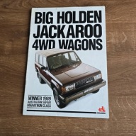 Holden Australia Jackaroo 4WD Wagons 1989