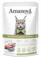 Amanova Cat Sterilised Lamb & Sardines - jagnięcina i sardynki saszetka