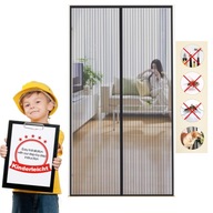 MAGNETYCZNA MOSKITIERA NA DRZWI OKNO 150x260cm ZASŁONA BALKONOWA TARAS