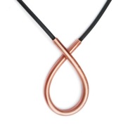 Naszyjnik z miedzi i kauczuku, amulet Anielska moc.