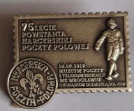 75-LECIE POWSTANIA HARCERSKIEJ POCZTY POLOWEJ ZHP CHOR.WROCŁAW