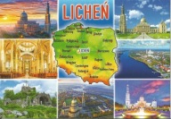 LICHEŃ-MAPKA WOJEWÓDZTWO WIELKOPOLSKIE