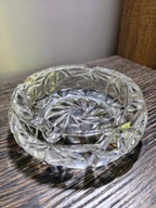 Kryształowa popielniczka popielnica vintage PRL lata 70-dziesiąte