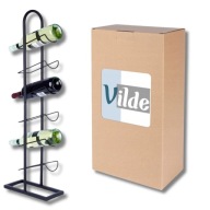 METALOWY STOJAK NA WINO VILDE – STYL INDUSTRIALNY