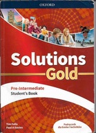 SOLUTIONS GOLD PRE-INTERMEDIATE PODRĘCZNIK + ĆWICZENIA