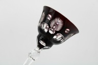 STARY KIELICH DO WINA RĘCZNIE SZLIFOWANY