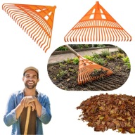 GRABIE OGRODOWE DO LIŚCI TRAWY GRABKI PLASTIKOWE BEZ TRZONU KANADYJKI MAAN