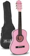 GITARA AKUSTYCZNA DZIECIĘCA 1/2 Z POKROWCEM RÓŻOWA DO NAUKI GRY