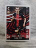 Karta topps match attax autograf Bayer Leverkusen Champions League Wirtz