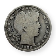 USA - 1/2 Dolara (Half Dollar) 1899, srebro