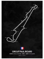 Plakat „Racing Tracks” – Minimalistyczny Plakat Torów Wyścigowych