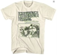 Creedence Clearwater Revival t-shirt żółty bawełna (dł.-67 cm, szer.-50 cm)