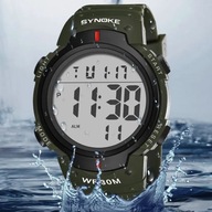 Zegarek Elektroniczny SYNOKE WR30M - Wyraźny Cyfrowy - Męski Zielony Green