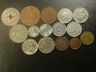 VI.Zestaw 15 starych monet ,różne.